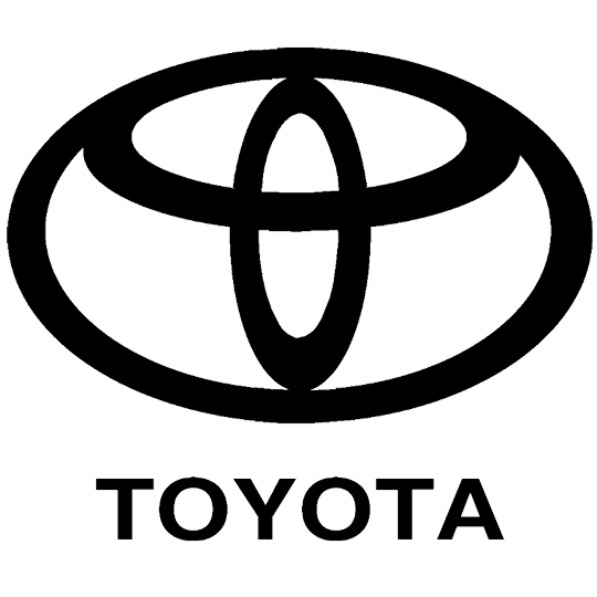 Toyota car manufacturer logo.